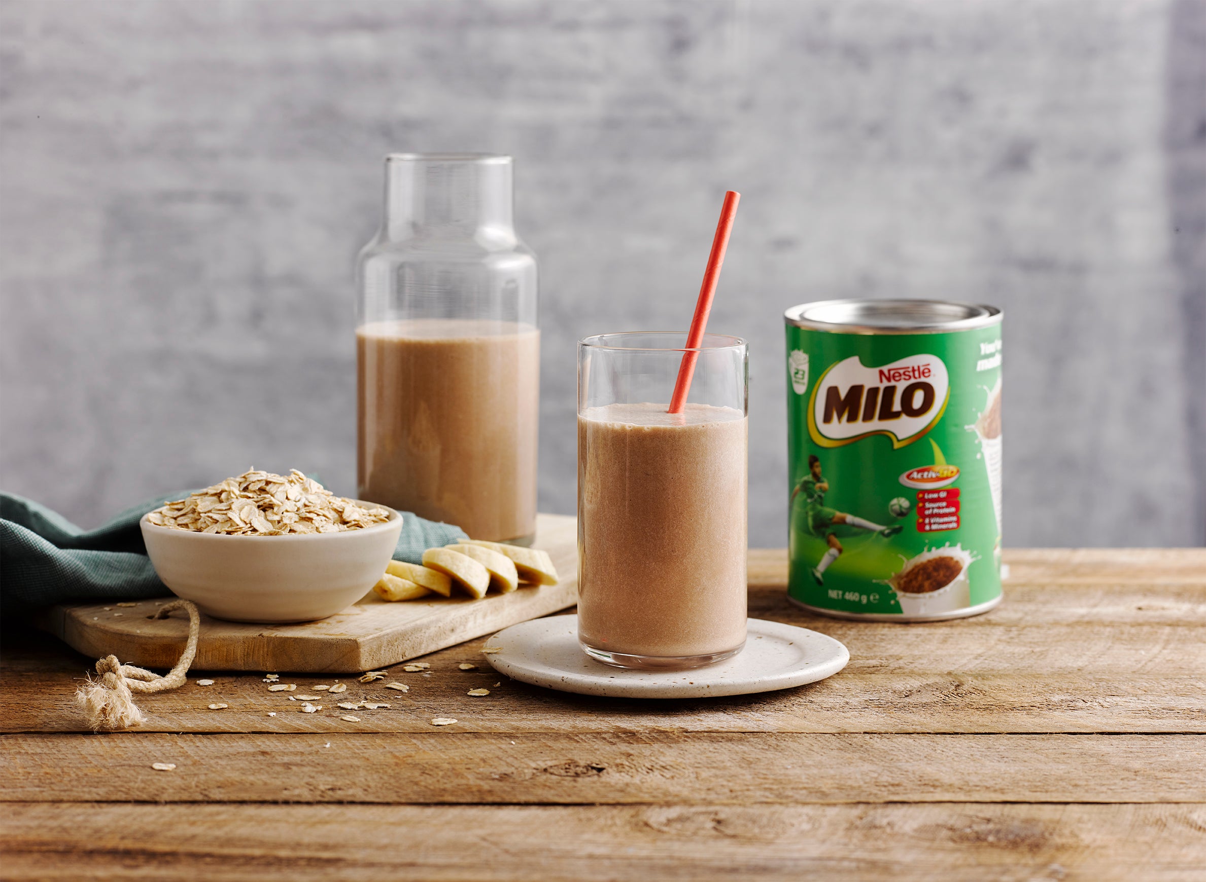 
MILO&lt;sup&gt;®&lt;/sup&gt; OAT &amp; BANANA SMOOTHIE
