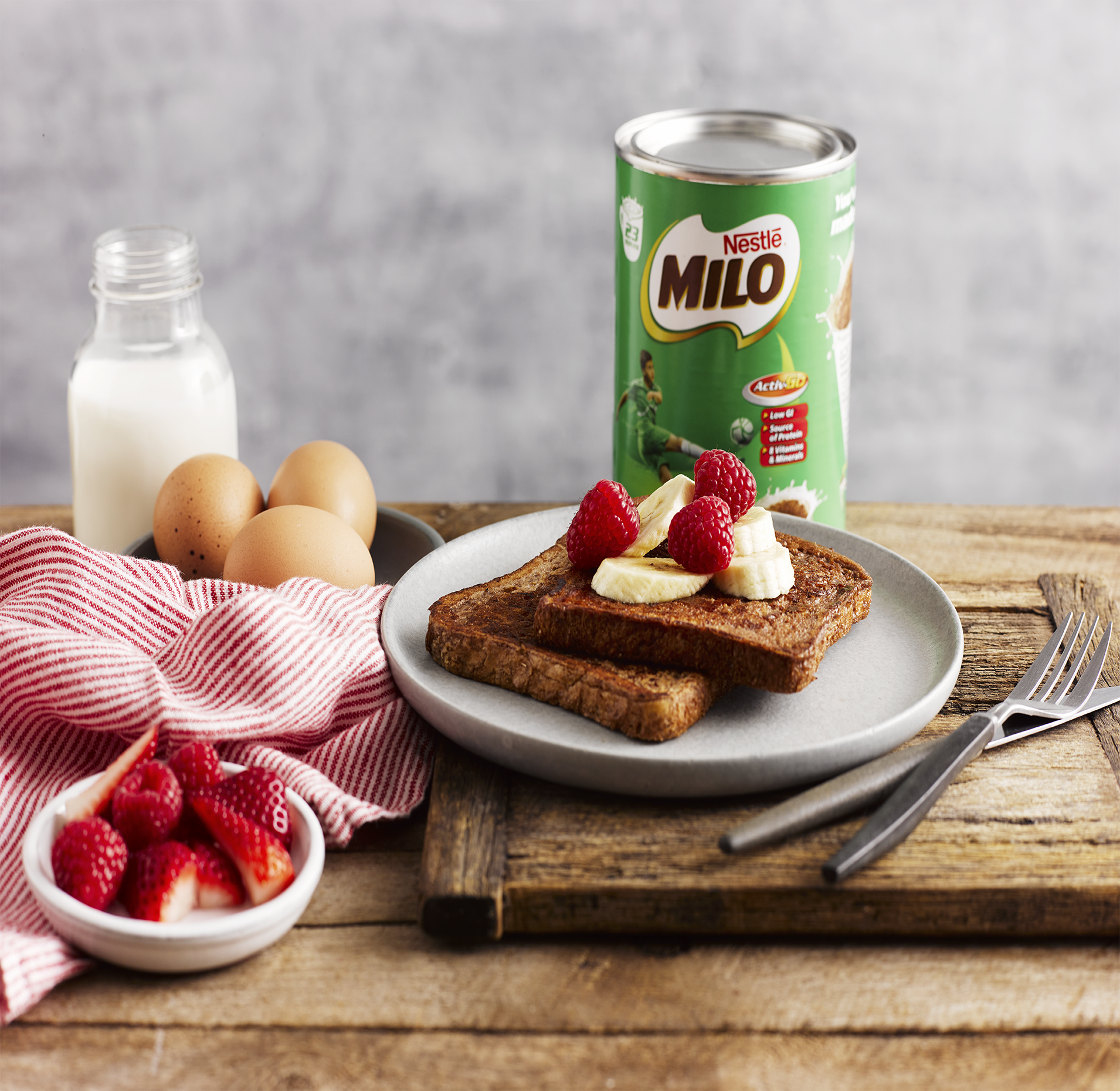 
MILO&lt;sup&gt;®&lt;/sup&gt; HEALTHY FRENCH TOAST
