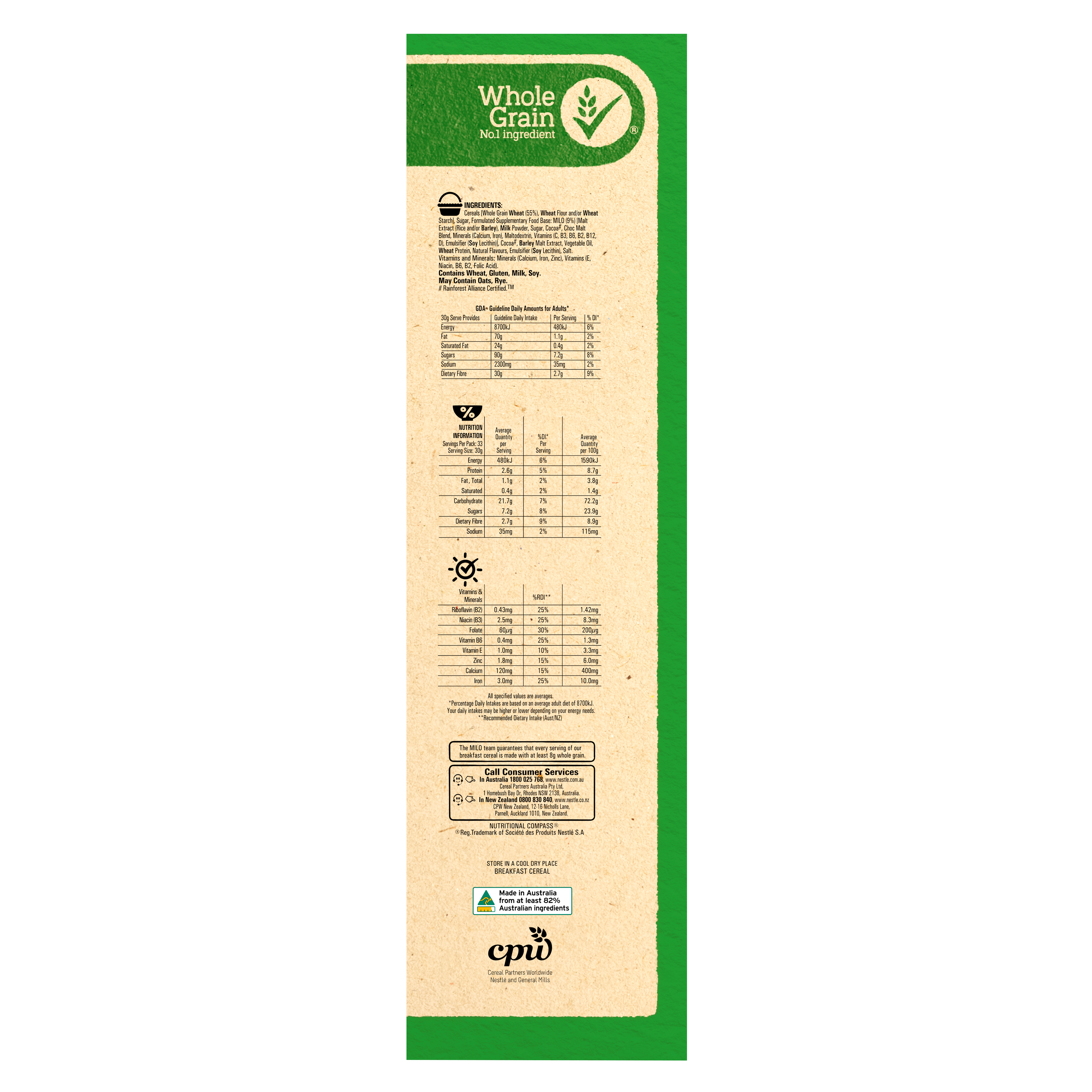 MILO® CEREAL 990g
