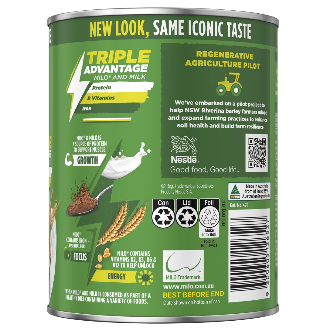 Milo can