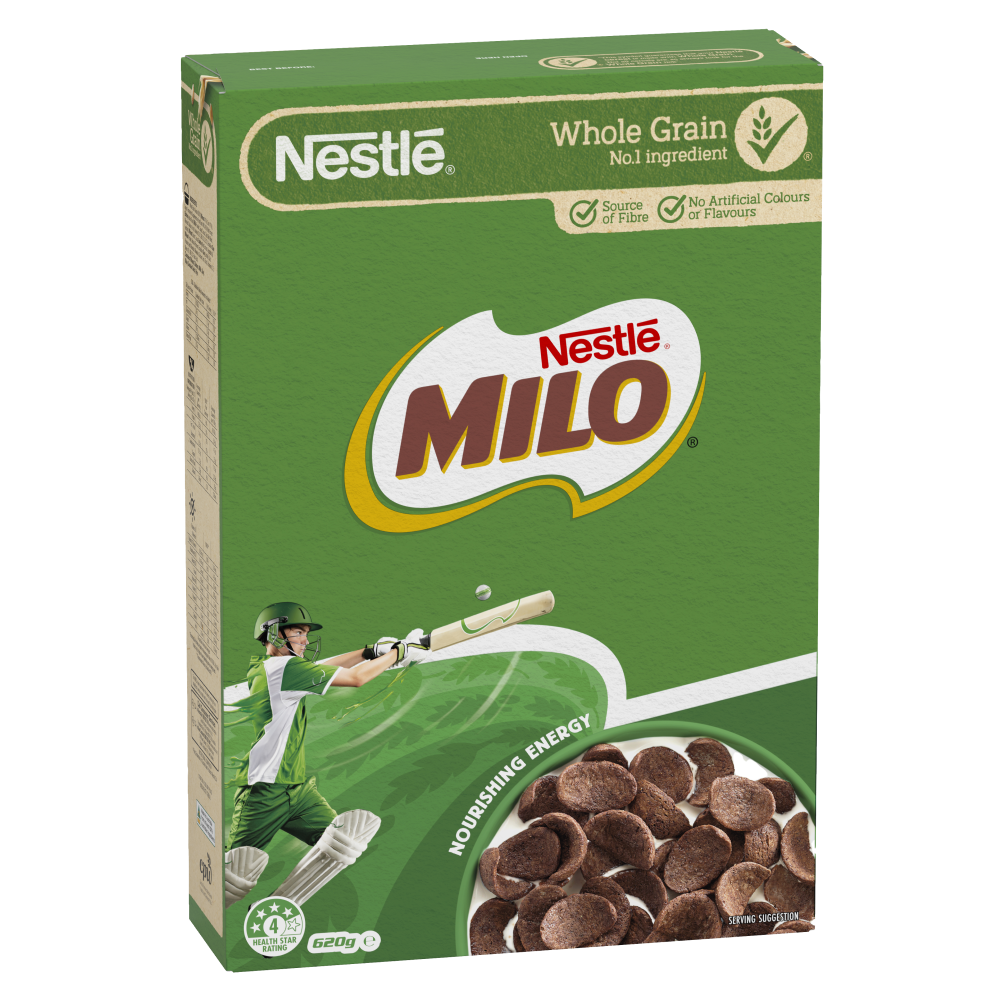 New Milo Cereal 620g front